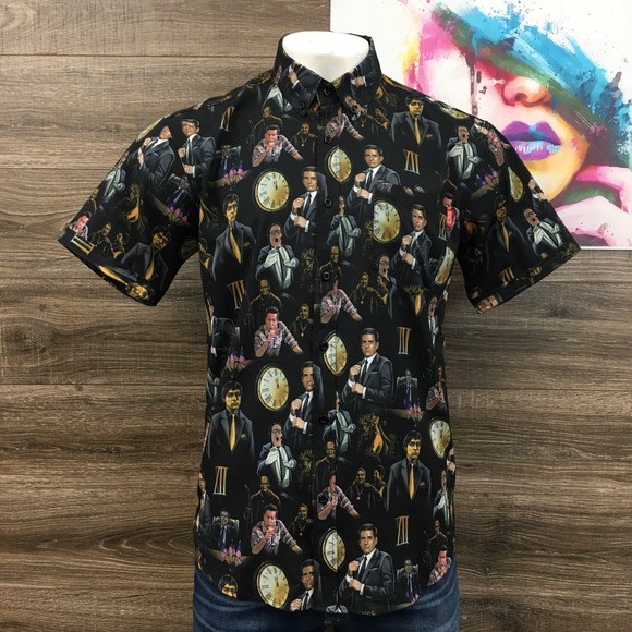 The Office x RSVLTS Button Down Shirt Michael Scott TV Show‎ Series 2 Large - Picture 1 of 8